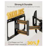 Retails for $110! monTEK Full Motion TV Wall Mount for 37-84 Inch TVs & monTEK Heavy Duty TV Wall Mount for 37-90 inch TV