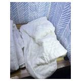 WDCOZY White Cloud Queen Size Quilt Set, Tan Lightweight Farmhouse Bedspread, Rustic Country Coverlet, Taupe Camel Soft Bedding, Thin Comforter for All Season - 3 Pieces, 90x90 inches