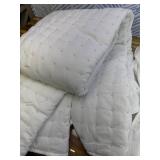 WDCOZY White Cloud Queen Size Quilt Set, Tan Lightweight Farmhouse Bedspread, Rustic Country Coverlet, Taupe Camel Soft Bedding, Thin Comforter for All Season - 3 Pieces, 90x90 inches