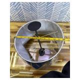 FenchelShades 14" Top Diameter x 14" Bottom Diameter 10" Height Cylinder Drum Lampshade USA Made (Navy)