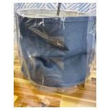 FenchelShades 14" Top Diameter x 14" Bottom Diameter 10" Height Cylinder Drum Lampshade USA Made (Navy)