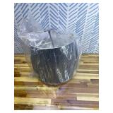 FenchelShades 14" Top Diameter x 14" Bottom Diameter 10" Height Cylinder Drum Lampshade USA Made (Navy)