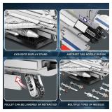 Reobrix F-16 Fighter Jet Building Sets,Military Fighter Display Model,Air Force Building Block Set 33027,Fighting Falcon Airplane Army Construction Set,Toys Gifts for Military Fans and Kid 14+,1377PCS