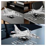 Reobrix F-16 Fighter Jet Building Sets,Military Fighter Display Model,Air Force Building Block Set 33027,Fighting Falcon Airplane Army Construction Set,Toys Gifts for Military Fans and Kid 14+,1377PCS