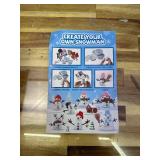AuroTops 24 Pack Christmas Crafts for Kids,DIY Snowman Kit,Modeling Clay Craft Kits for Kids,Build a Snowman Kit,Christmas Stocking Stuffers Holiday Party Decoration Gifts Bulk