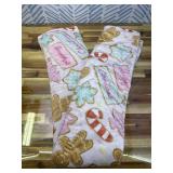 Pink Christmas Throw Blanket - Stylish and Cute Throw Blanket for Couch, Chair or Bed - Pink Christmas Decor - Soft & Plush - 50 x 60