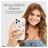 Case-Mate iPhone 17 Pro Max Case Compatible with MagSafe - Stylish Marble Phone Case with 12ft Drop Protection - Premium Magnetic Cover for iPhone 17 Pro Max - Karat Granite