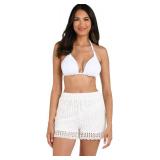 La Blanca Womens Beach Short Swimsuit Cover Up