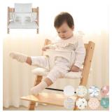 Waterproof & Compatible Stokke Tripp Trapp Cushion Set - Easy to Clean - 100% Cotton Stokke Tripp Trapp High Chair Cushion Set (Little Birdie / 49.5 Counts)
