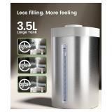 Jack & Rose Stainless Steel Humidifier, Easy to Clean, Dishwasher Safe, Cool Mist Humidifiers for Bedroom