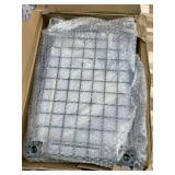 SAYZH Fruit Basket Kitchen Pantry Organizers and Storage - Wooden Top Table, Stackable Metal Wire Basket Stand Cart for Fruit Vegetable Snacks Onion Potato Organization, Black