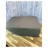 Leg Pillow Elevation Blood Circulation, Leg Wedge for Elevation for Swelling, Leg Elevating Pillow for After Surgery, Memory Foam Foot Knee Pillow for Back Sleeping 23.6 16.8 8 Inch Dark Grey