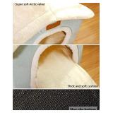 Dog House Indoor Memory Sponge, Foldable Dog House Kennel Bed Mat with Cushion for Small Medium Large Dogs Cats, Winter Warm Cat Nest Puppy Cave Sofa Pet Products (Medium)