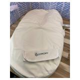 COMOMY Baby Changing Pad with Wipeable & Waterproof PU Cover, Contoured Diaper Changing Pad for Dresser with Non-Slip Safety Belt, Portable and Lightweight, Large Cushioned Foam, Beige