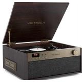 Retails for $171! Victrola Century Essential - 5-in-1 Vinyl Record Player & Music Center 3-Speed Turntable, CD Player, VINYLSTREAM, Bluetooth & 3.5mm Aux, Record Player with Speakers, Mid Century Desi