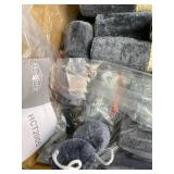 Heybly Cat Tree, 49.2 Inches Cat Tower for Indoor Cats, Spacious Cat House Condo with Hidden Space Sturdy Steel Tube Soft Plush Top Perch Cozy Hammock and Sisal Scratching Posts, Smoky Gray HCT200SG