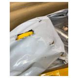 Tractor Bucket Protector(Upgraded Version), 2 Pcs Ski Edge Protector, Turf Tamer Skid Protector with Grade8.8 Double Lock Nuts and Bolts, Heavy Duty Steel for Snow Removal Spreading Gravel,Yellow