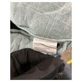 Non Slip Chair Cushions for Dining Chairs Set of 4 Kitchen Chair Cushions 18"x18"x3" Turfted Chair Pads Comfortable and Soft Seat Cushion with Ties, Aqua Blue