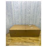 Retails for $380! Gold Crystal Chandelier Rectangular Pendant Lighting 8-Light Crystal Chandeliers for Kitchen Island Cloud Glass 2-Tier Light Fixture for Dining Room, Living Room, Kitchen