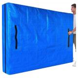 Mattress Bags for Moving, BETU Mattress Protector Waterproof Mattress Cover Queen Size Storage Bags with 8 Heavy-Duty Handles and Zipper for Bed Extra Thick Large Reusable (82"x62"x15" Blue)