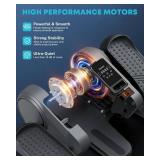 Retails for $180! Gonex Under Desk Elliptical Exercise Machine for Seniors, Electric Ellipse Leg Exerciser with Remote, 16 Adjustable Speeds, 3 in 1 & 2 in 1