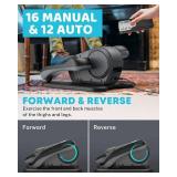 Retails for $180! Gonex Under Desk Elliptical Exercise Machine for Seniors, Electric Ellipse Leg Exerciser with Remote, 16 Adjustable Speeds, 3 in 1 & 2 in 1