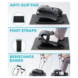 Retails for $180! Gonex Under Desk Elliptical Exercise Machine for Seniors, Electric Ellipse Leg Exerciser with Remote, 16 Adjustable Speeds, 3 in 1 & 2 in 1