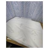 Trifold Portable Mini Cribe Mattress Pad Mattress Breathable Dual Side Memory Foam Topper with Removable Cover