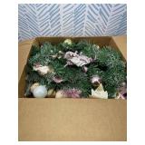 WBHome Pre-lit 9 Feet/108 Inch Christmas Garland, Rose Gold Lighted Garland with 50 LED Lights for Indoor Outdoor Xmas Decor Holiday Decorations, Battery Operated (Batteries NOT Included)