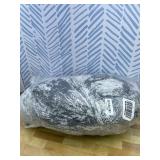 MYSKY HOME Sectional Couch Cover Deep Grey Abstract Geometric Sofa Covers for Sectional Sofa L Shape Chenille Couch Protector for Dogs Pets Couch Throw Cover Washable Durable for Home Decor, 71" X118"