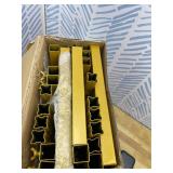 Wokceer 10x10 FT Backdrop Stand Heavy Duty Pipe and Drape Kit, Adjustable Gold Backdrop Stand for Wedding Birthday Party Photography Photo Booth Background Christmas Decoration