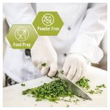 MED PRIDE Medpride Medical Examination Latex Gloves| 5 mil Thick, Powder-Free, Non-Sterile, Heavy Duty Exam Gloves