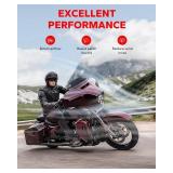 Amazicha Black 4.5" Wave Windshield Windscreen Compatible for Harley Davidson Touring Electra Glide Street Glide 2014 2015 2016 2017 2018 2019 2020 2021 2022 2023