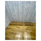 IIIOIIIA Bamboo Over The Stove Spice Shelf for Kitchen Storage, 31.5" Kitchen Spice Rack Organizer Stove Top Shelf with 6 Hooks, 11.4" Height Extra Storage Countertop, Easy to Assemble