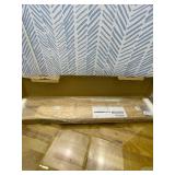 IIIOIIIA Bamboo Over The Stove Spice Shelf for Kitchen Storage, 31.5" Kitchen Spice Rack Organizer Stove Top Shelf with 6 Hooks, 11.4" Height Extra Storage Countertop, Easy to Assemble