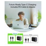 Charging Station for MagSafe Charger,Wireless Charging Station for iPhone MagSafe Charger,Intoval 3 in 1 Fast Magnetic Stand for iPhone 16/15/14/13 Apple Watch 10, Airpods. (Black)