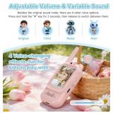 Video Walkie Talkie Toys for Kids, Boys and Girls - 2 Pack Rechargeable Video Intercom Kid Walkies Talkies - Christmas Birthday Gifts for Kids Family Games, Outside, Camping, Hiking (Blue/Pink)
