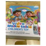 Video Walkie Talkie Toys for Kids, Boys and Girls - 2 Pack Rechargeable Video Intercom Kid Walkies Talkies - Christmas Birthday Gifts for Kids Family Games, Outside, Camping, Hiking (Blue/Pink)