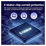 240W Braided Super Fast Charge Cable with Built-in Phone Stand, Invisible Holder Charger Cable with Stand, T-Shaped Foldable Durable USB-C to USB-C (5ft/1.5m)