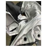 Rutterllow 100% Blackout 330 GSM Curtains, Full Shade Long Complete Drapes for Living Room, Thermal Insulated Bedroom Window Treatment Drapes (2 Panels, Light Gray, 52 x 90 inch)