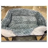 INVENHO Large Dog Bed for Large Medium Small Dogs, Rectangle Washable Orthopedic Dog Bed, Soft Calming Sleeping Puppy Bed Durable Pet Cuddler with Anti-Slip Bottom L(30"x24"x9")