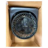 Air Circulator Fan, Desk Fan for Bedroom, Home and Office, With 90-Degree Tilt Head, 3 Speed Settings, Lightweight (3 LBS), 35 Watts, Black, 11.1"W x 6.3"D x 10.9"H