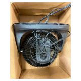 Air Circulator Fan, Desk Fan for Bedroom, Home and Office, With 90-Degree Tilt Head, 3 Speed Settings, Lightweight (3 LBS), 35 Watts, Black, 11.1"W x 6.3"D x 10.9"H
