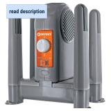 DryGuy Shoe, Boot, Garment & Gear Electric Dryer, Quick Drying for Ski, Work, Sports Equipment Energy Efficient, Odor Eliminating Design, Home or Garage Use,4 Port, Heat + Fan (Dry time: 1-3hrs)