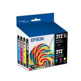 Epson 212XL Black C/M/Y Combo Pack Ink Cartridges (T212XL-BCS): High-Yield, 3 Colors - Retail: $156