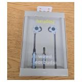 Wired Earbuds - heyday Flower: 3.5mm Jack, Built-In Microphone, Silicone Cushion