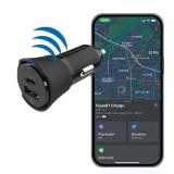 Scosche 32W USB-C / USB-A Car Charging and Item Locator for Android and Apple Find My