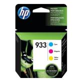 HP 933 3-pack Cyan/Magenta/Yellow Original Ink Cartridges  Per cartridge: ~330