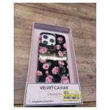 VELVET CAVIAR iPhone 16 Pro MagSafe Case - Pink Rose Floral - Retail: $40