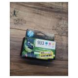 HP 933 3-pack Cyan/Magenta/Yellow Original Ink Cartridges  Per cartridge: ~330